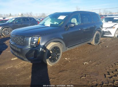 2021 KIA TELLURIDE EX Gray  Gasoline 5XYP3DHC5MG189630 photo #3