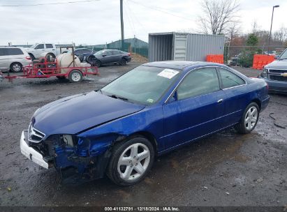 2002 ACURA CL 3.2 TYPE S Blue  Gasoline 19UYA42692A001803 photo #3