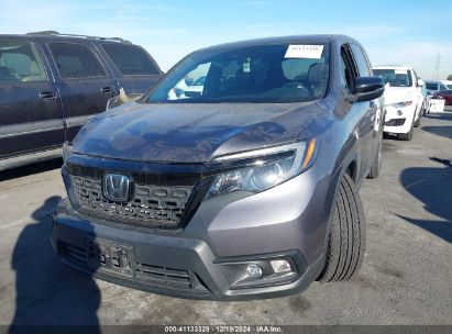 2019 HONDA PASSPORT EX-L Gray  Gasoline 5FNYF7H53KB010178 photo #3