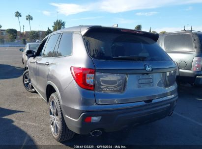 2019 HONDA PASSPORT EX-L Gray  Gasoline 5FNYF7H53KB010178 photo #4