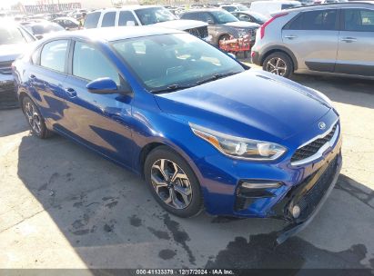 2019 KIA FORTE LXS Blue  Gasoline 3KPF24AD2KE109261 photo #1