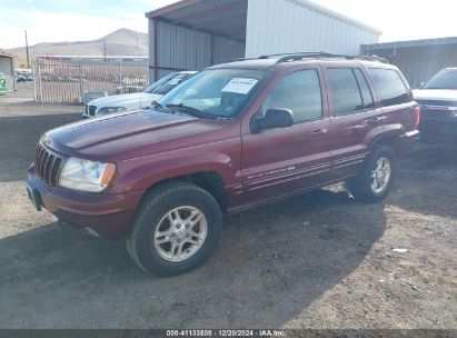 2000 JEEP GRAND CHEROKEE LIMITED Red  Gasoline 1J4GW58N8YC164000 photo #3