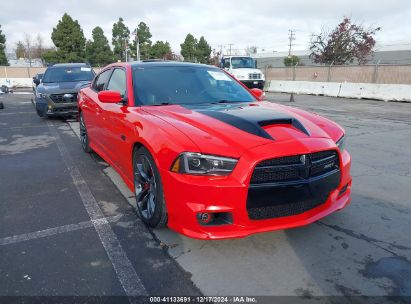 2014 DODGE CHARGER SRT8 Red  Gasoline 2C3CDXEJ3EH144824 photo #1