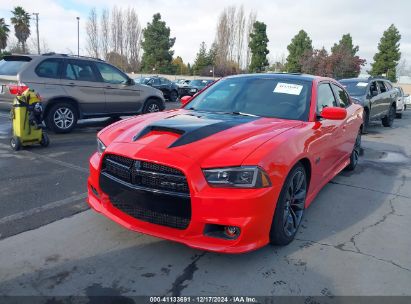 2014 DODGE CHARGER SRT8 Red  Gasoline 2C3CDXEJ3EH144824 photo #3