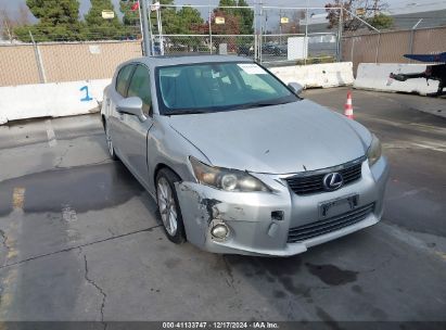 2013 LEXUS CT 200H Silver  Hybrid JTHKD5BH2D2164355 photo #1