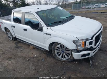 2018 FORD F-150 XL White  Gasoline 1FTEW1EP7JFB00143 photo #1