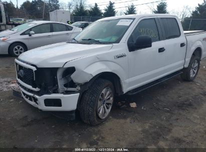 2018 FORD F-150 XL White  Gasoline 1FTEW1EP7JFB00143 photo #3