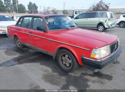 1989 VOLVO 244 DL/GL Red  Gasoline YV1AX8844K1379128 photo #1