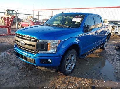 2019 FORD F-150 XLT Blue  Gasoline 1FTEW1EPXKFB79891 photo #3