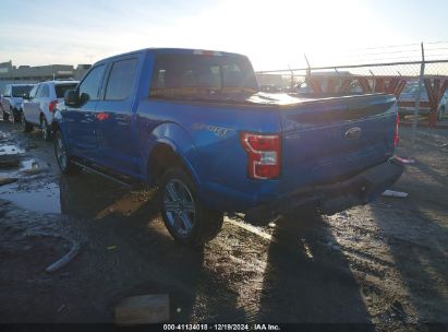 2019 FORD F-150 XLT Blue  Gasoline 1FTEW1EPXKFB79891 photo #4