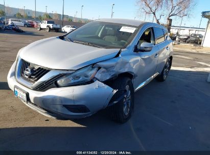 2016 NISSAN MURANO S Silver  Gasoline 5N1AZ2MG3GN112099 photo #3