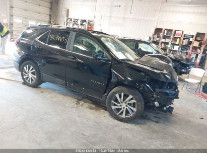 2022 CHEVROLET EQUINOX AWD LT Black  Gasoline 3GNAXUEV4NL273102 photo #1