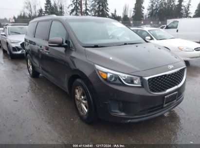 2015 KIA SEDONA LX Brown  Gasoline KNDMB5C16F6063459 photo #1