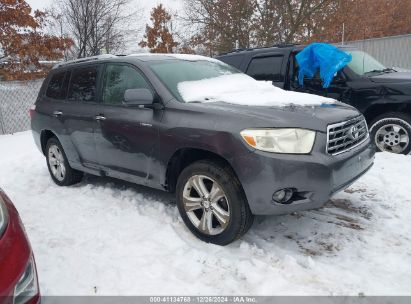 2008 TOYOTA HIGHLANDER LIMITED Gray  Gasoline JTEES42A282099980 photo #1