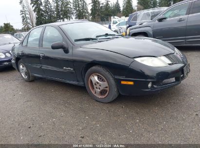 2004 PONTIAC SUNFIRE Black  Gasoline 1G2JB52FX47341291 photo #1