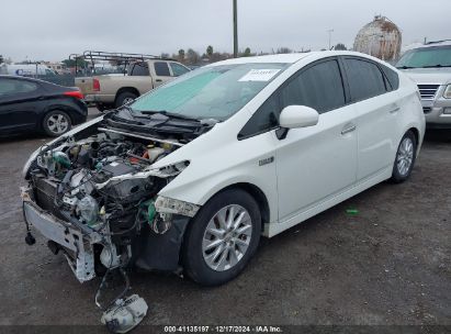 2014 TOYOTA PRIUS PLUG-IN White  Hybrid JTDKN3DP9E3057242 photo #3