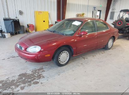 1997 MERCURY SABLE GS Red  Gasoline 1MELM50UXVG618912 photo #3