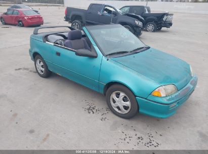 1993 GEO METRO LSI SPRINT CL Turquoise  Gasoline JG1MR3364PK210505 photo #1