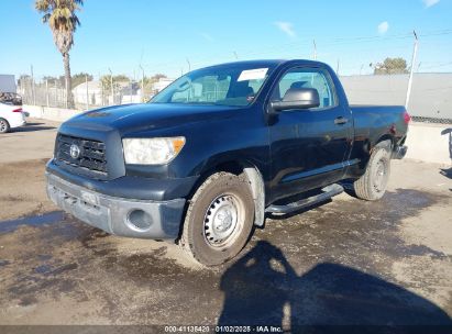 2008 TOYOTA TUNDRA BASE V6 Black  Gasoline 5TFJU52178X003816 photo #3