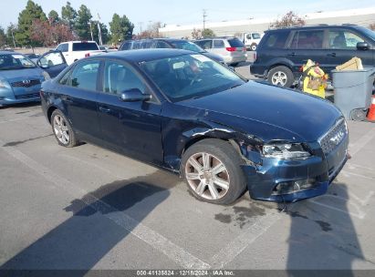 2010 AUDI A4 2.0T PREMIUM Blue  Gasoline WAUAFAFL1AN028157 photo #1