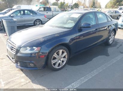 2010 AUDI A4 2.0T PREMIUM Blue  Gasoline WAUAFAFL1AN028157 photo #3