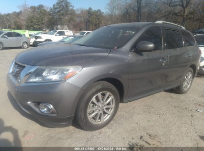 2016 NISSAN PATHFINDER SV Gray  Gasoline 5N1AR2MN5GC634338 photo #3