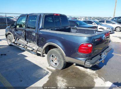 2001 FORD F-150 HARLEY-DAVIDSON EDITION/KING RANCH EDITION/LARIAT/XLT Blue  Gasoline 1FTRW07L81KE45565 photo #4