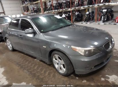 2007 BMW 530XI Gray  Gasoline WBANF73567CU21506 photo #1