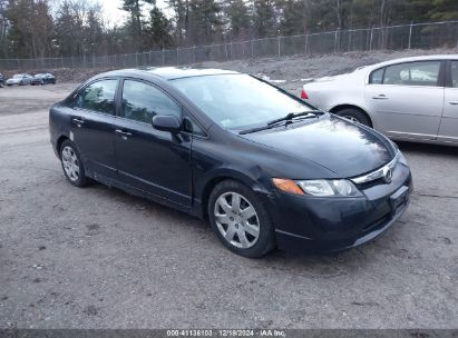 2008 HONDA CIVIC LX Black  Gasoline 2HGFA16528H332868 photo #1