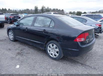 2008 HONDA CIVIC LX Black  Gasoline 2HGFA16528H332868 photo #4