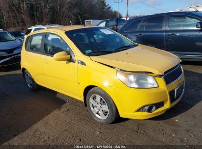 2009 CHEVROLET AVEO LT Yellow  Gasoline KL1TD66E39B609776 photo #1