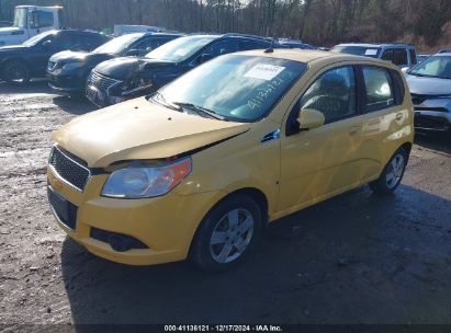 2009 CHEVROLET AVEO LT Yellow  Gasoline KL1TD66E39B609776 photo #3