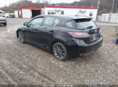 2012 LEXUS CT 200H PREMIUM Black  Hybrid JTHKD5BH2C2079840 photo #4