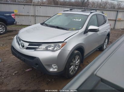 2014 TOYOTA RAV4 LIMITED Silver  Gasoline 2T3DFREV4EW156957 photo #3