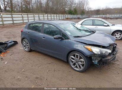 2016 KIA FORTE SX Gray  Gasoline KNAFZ5A3XG5591549 photo #1