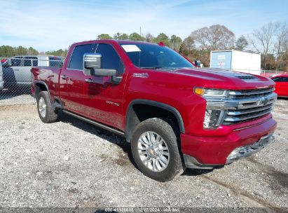 2022 CHEVROLET SILVERADO 2500HD 4WD  STANDARD BED HIGH COUNTRY Red  Diesel 1GC4YREY4NF362169 photo #1