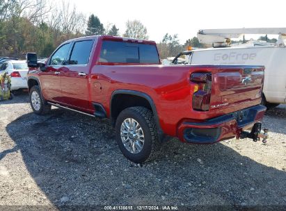 2022 CHEVROLET SILVERADO 2500HD 4WD  STANDARD BED HIGH COUNTRY Red  Diesel 1GC4YREY4NF362169 photo #4