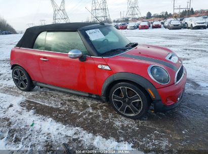 2011 MINI COOPER S Red  Gasoline WMWZP3C54BT249251 photo #1