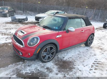 2011 MINI COOPER S Red  Gasoline WMWZP3C54BT249251 photo #3