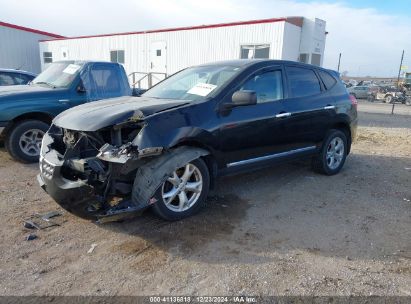 2012 NISSAN ROGUE S Black  Gasoline JN8AS5MV5CW717713 photo #3