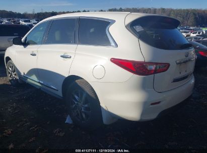 2013 INFINITI JX35 White  Gasoline 5N1AL0MNXDC350561 photo #4