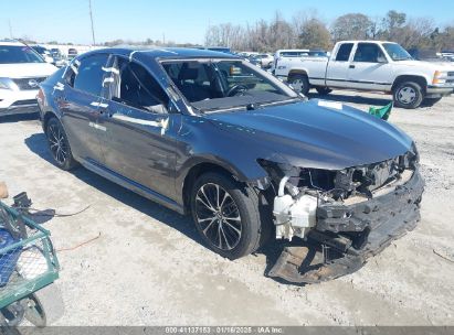 2019 TOYOTA CAMRY SE Gray  Gasoline 4T1B11HK6KU795502 photo #1