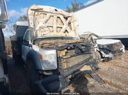 2011 FORD F-550 CHASSIS XL White  Diesel 1FDUF5GT2BEA37842 photo #1