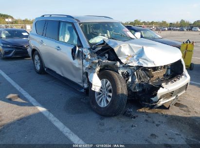 2020 NISSAN ARMADA SV 2WD Silver  Gasoline JN8AY2ND8L9105569 photo #1