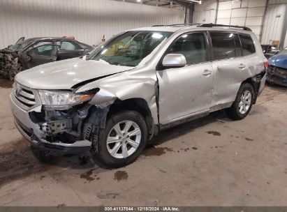 2013 TOYOTA HIGHLANDER SE V6 Silver  Gasoline 5TDBK3EH3DS261466 photo #3