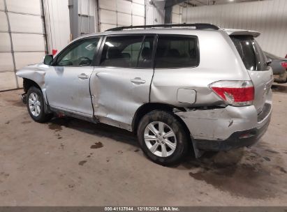 2013 TOYOTA HIGHLANDER SE V6 Silver  Gasoline 5TDBK3EH3DS261466 photo #4