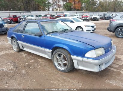 1991 FORD MUSTANG GT/COBRA GT Blue  Gasoline 1FACP42E9MF111616 photo #1