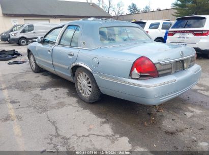 2009 MERCURY GRAND MARQUIS LS (FLEET ONLY) Light Blue  Flexible Fuel 2MEHM75V59X634907 photo #4