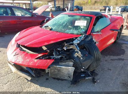 2021 CHEVROLET CORVETTE STINGRAY RWD  2LT Red  Gasoline 1G1YB2D41M5116427 photo #3