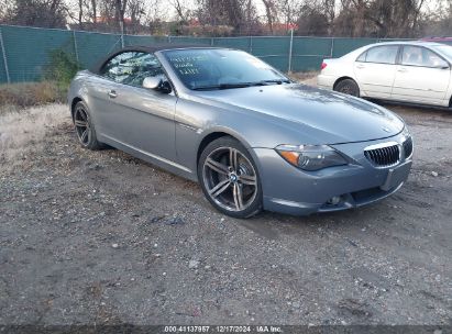 2005 BMW 645CI Gray  Gasoline WBAEK73435B324852 photo #1